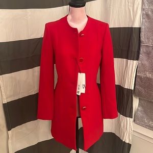 ZARA red over coat